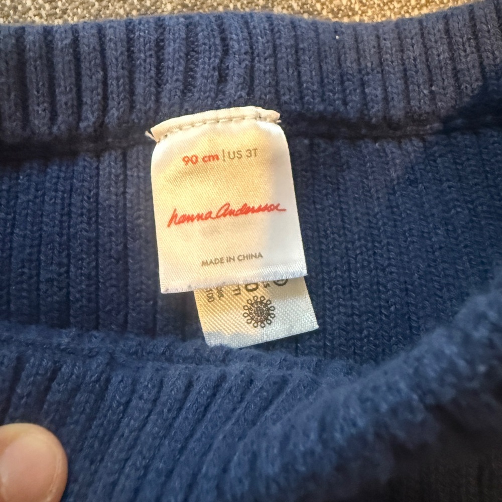 Hanna Andersson Blue Kids Leggings